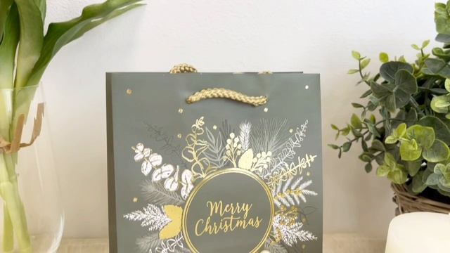 Подарочный пакет РАДОСТЬ РОЖДЕСТВА: ДЕНЬ ПЕРВЫЙ, бумага, 18х14 см, XNA22029271-1