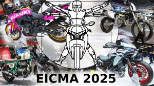 EICMA 2025: Suzuki, Triumph и Royal Enfield в репортаже Алексея Тау