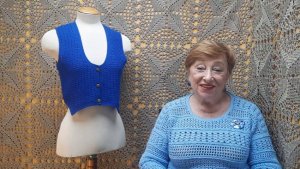 Жилет "Саша". Мастер-класс по вязанию крючком от О. С. Литвиной.