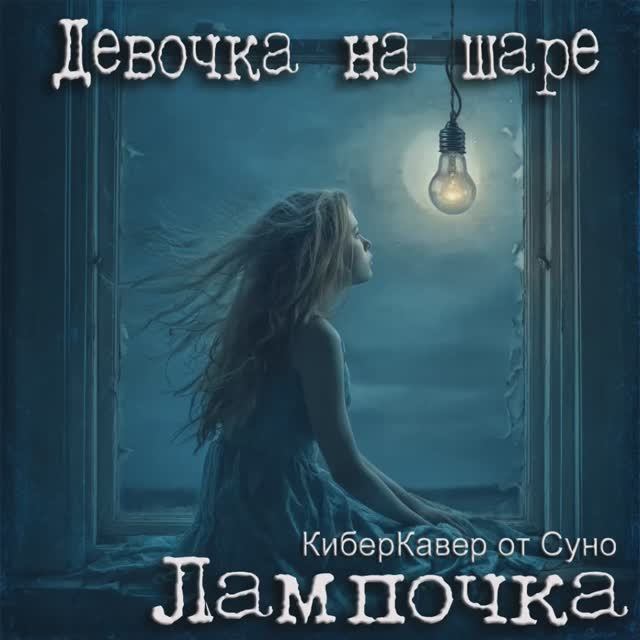 Девочка на шаре. Лампочка КиберКавер от Суно