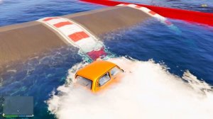 СМОЖЕТ ЛИ ДЛИННЫЙ ЛИМУЗИН ФЕРРАРИ ПРОЕХАТЬ ВОДНЫЕ КОЧКИ В ГТА 5! GTA 5 ОНЛАЙН