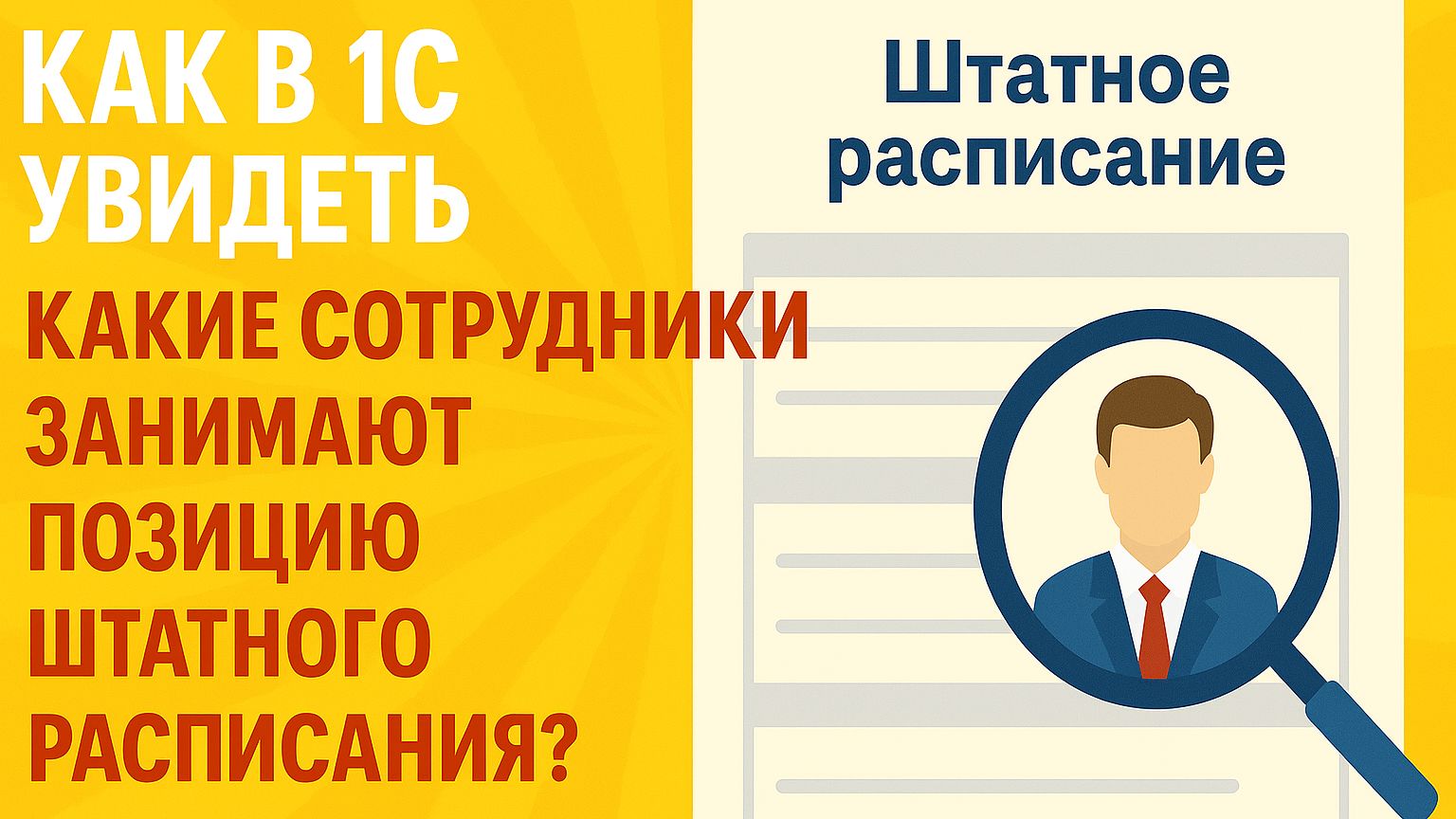 Где посмотреть сотрудников по позиции штатного расписания в 1С:ЗУП / ЗГУ смотреть онлайн