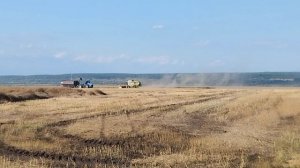 Конец уборки рапса.