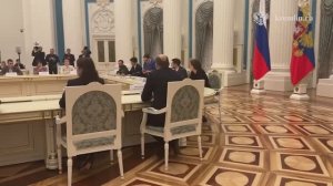 Перед встречей с Президентом участники V Конгресса молодых учёных, Москва, 28 ноября 2025 года.