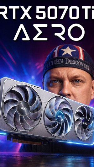 RTX 5070 Ti AERO OC — Распаковка, Полный Обзор и Финальная Сборка