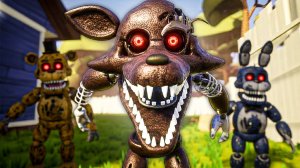 ФНАФ В ПРИВЕТ СОСЕД, НО ФОКСИ ХОЧЕТ УБИТЬ МЕНЯ.. 😱