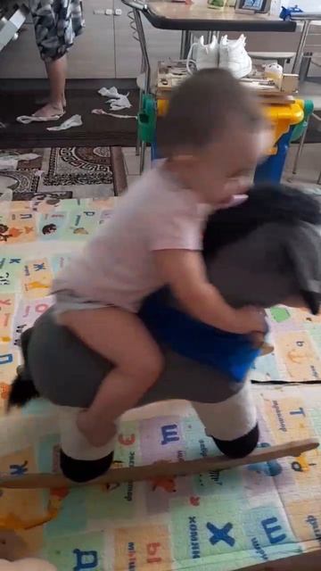 17 мес.14 дн.На ослике Маша качается.(5 янв.2024).mp4