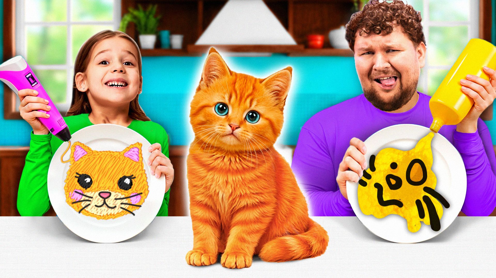 Рисуем Блинами и 3D ручкой! Кто лучше нарисует, тот получит ПРИЗ! Челлендж от WOW MIA