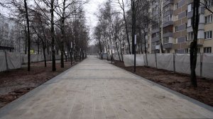 Завершён первый этап реконструкции бульвара в микрорайоне Дзержинец