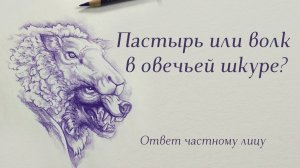 Пастырь или волк в овечьей шкуре?