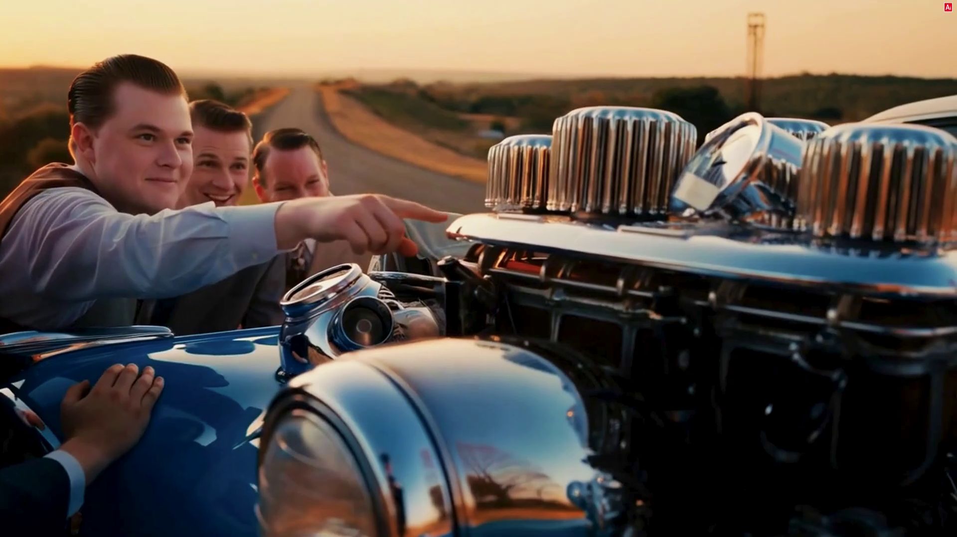 AI Пинап Рок-н-ролл 50-х