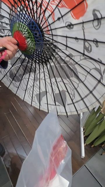 Японские зонтики в Киото