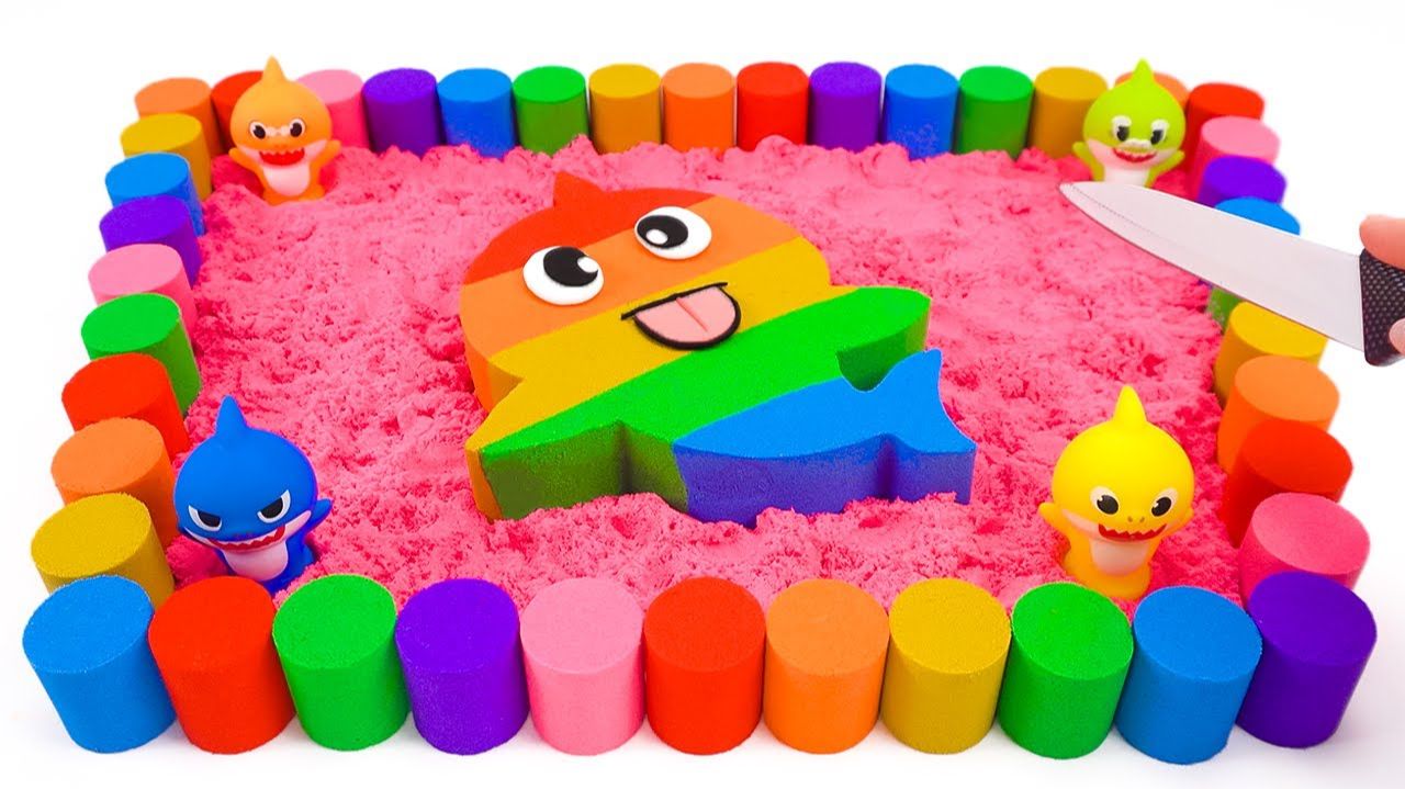 ЛЕПИМ РЫБКУ ИЗ КИНЕТИЧЕСКОГО ПЕСКА ВИДЕОЛЕПКА ВИДЕО МУЛЬТИКИ ДЛЯ ДЕТЕЙ КАНАЛ ИГРАЛКИ-ЗАЛИПАЛКИ