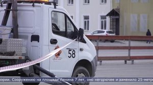 27.11.2025 На главной площади Южно-Сахалинска устанавливают ёлку