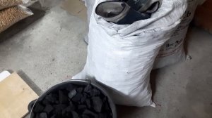 Котел Zota Стаханов 26кв полная загрузка бункера татоуровским углем