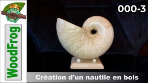 Токарка по дереву Токарная школа A&B Пошаговое создание раковины наутилуса  №000_3
