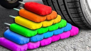 100 лучших моментов, когда автомобиль борется с хрустящими мягкими вещами и подборка экспериментов