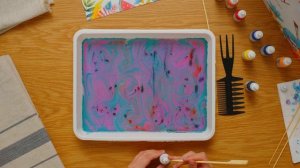 Эбру. Сердечко