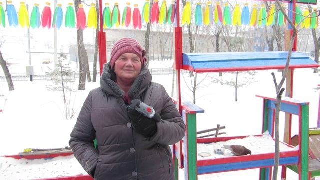 ГОЛУБИ ЛЕНИНСКИЙ ПАРК НА НЕФТЯНИКЕ ХАБАРОВСК 3 января 2025 г (Ролик+Слайд)