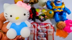 АСМР распаковка сюрприз сквишей и антистрессов 🤗 ТАБА лапки сквиши 🐾