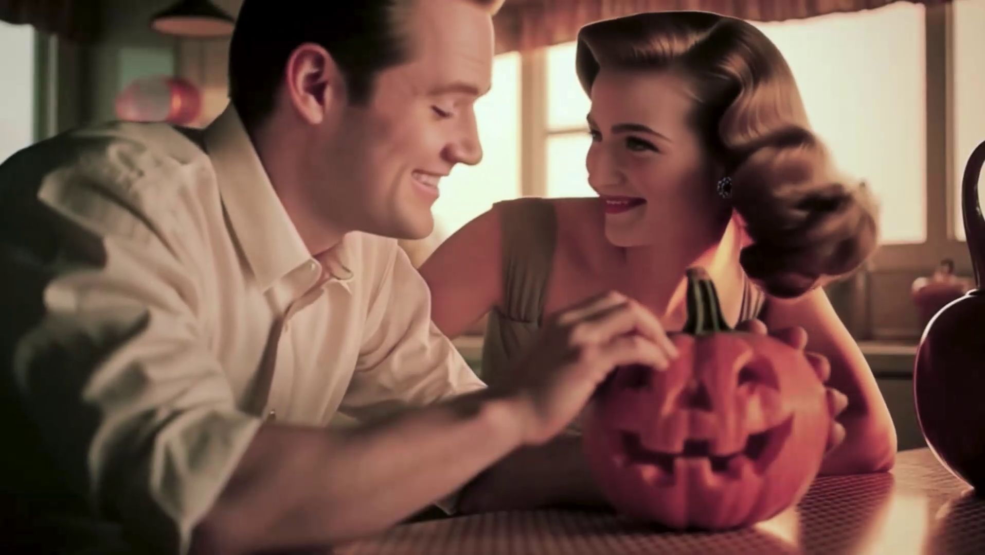 Хеллоуин [ai ретро 50-х]