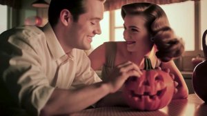 Хеллоуин [ai ретро 50-х]