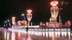 На ВДНХ открылся каток.