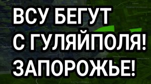 ВСУ МАССОВО БЕГУТ ИЗ ГУЛЯЙПОЛЯ! КРАХ ЗАПОРОЖСКОГО ФРОНТА! ВОЕННЫЕ СВОДКИ