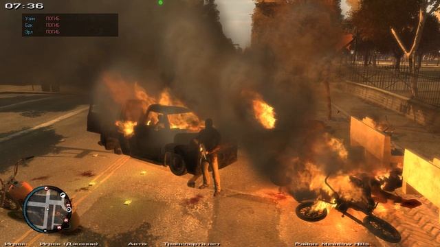 ГТА 4 EFLC Пропащие и обречённые. Разборки с бандами (начиная с 51-й). Руская озвучка