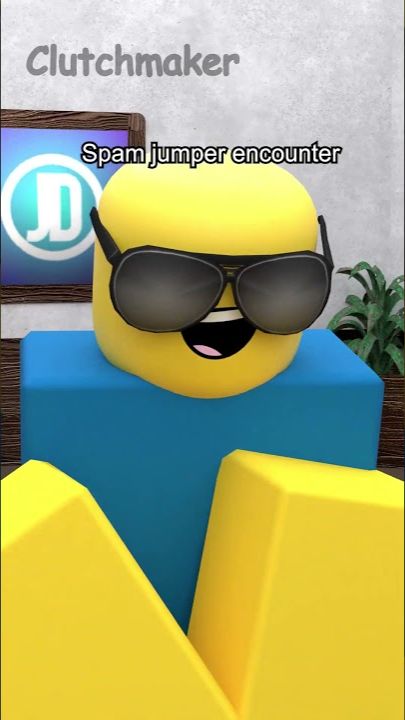 Spam jumper encounter #shorts #short #roblox #funny #robloxmemes