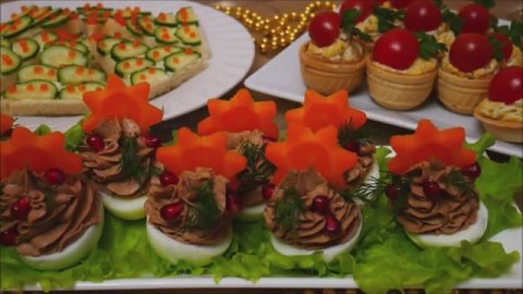 БЫСТРЫЕ и ВКУСНЫЙ закуски на НОВОГОДНИЙ праздничный стол
