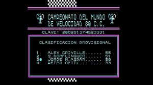 Aspar G.P. Master | Dinamic |  [MS-DOS] [CGA] (1989)