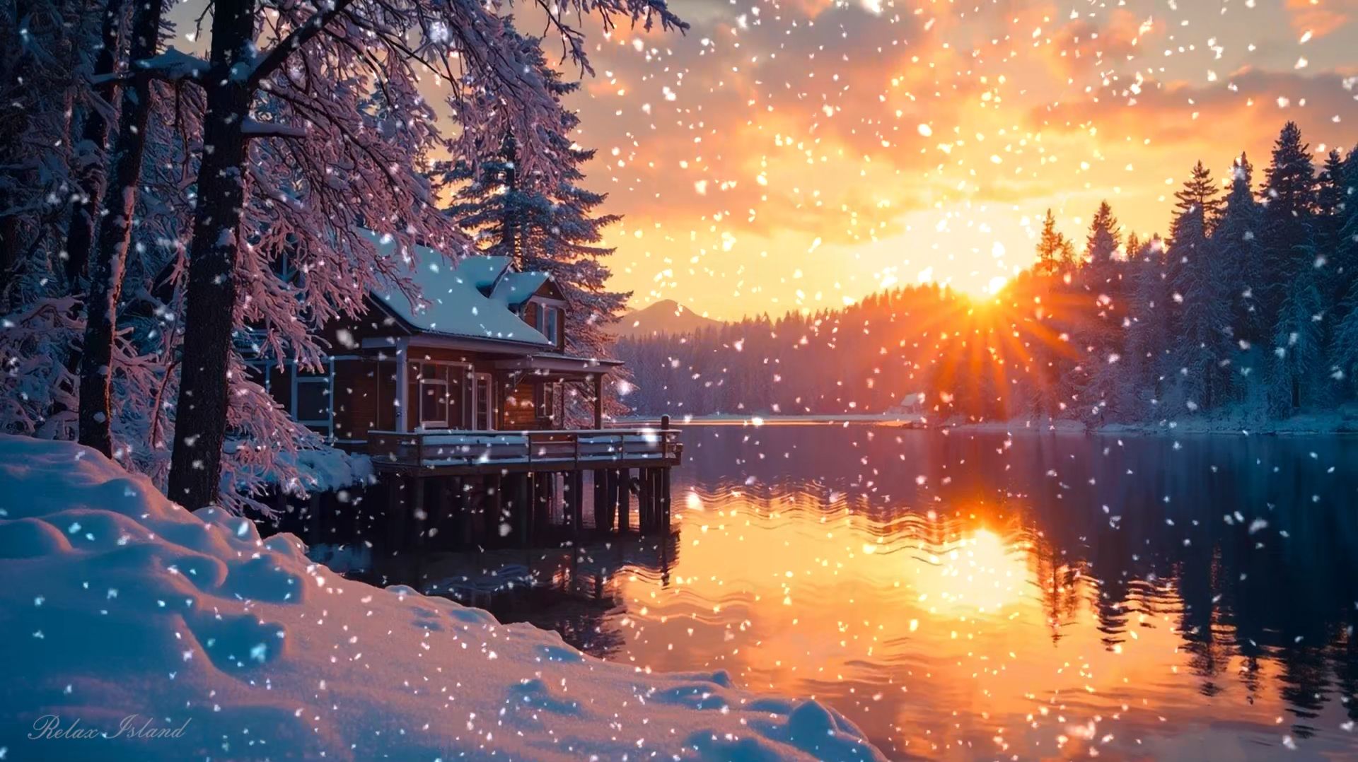 ❄️ ЗИМНЯЯ ОЧЕНЬ КРАСИВАЯ МУЗЫКА ДЛЯ СНА 🎵 МЕДЛЕННАЯ БАРХАТНАЯ УСПОКАИВАЮЩАЯ МУЗЫКА ДЛЯ ДУШИ