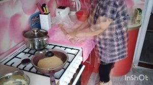 Торт на день рождение Ванюши/как живут в русской деревне..