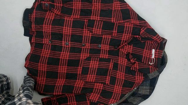 Рубашки мужские фланель на мех подкладе 