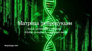 Матрица репродукции. Как мы будем размножаться через несколько лет.