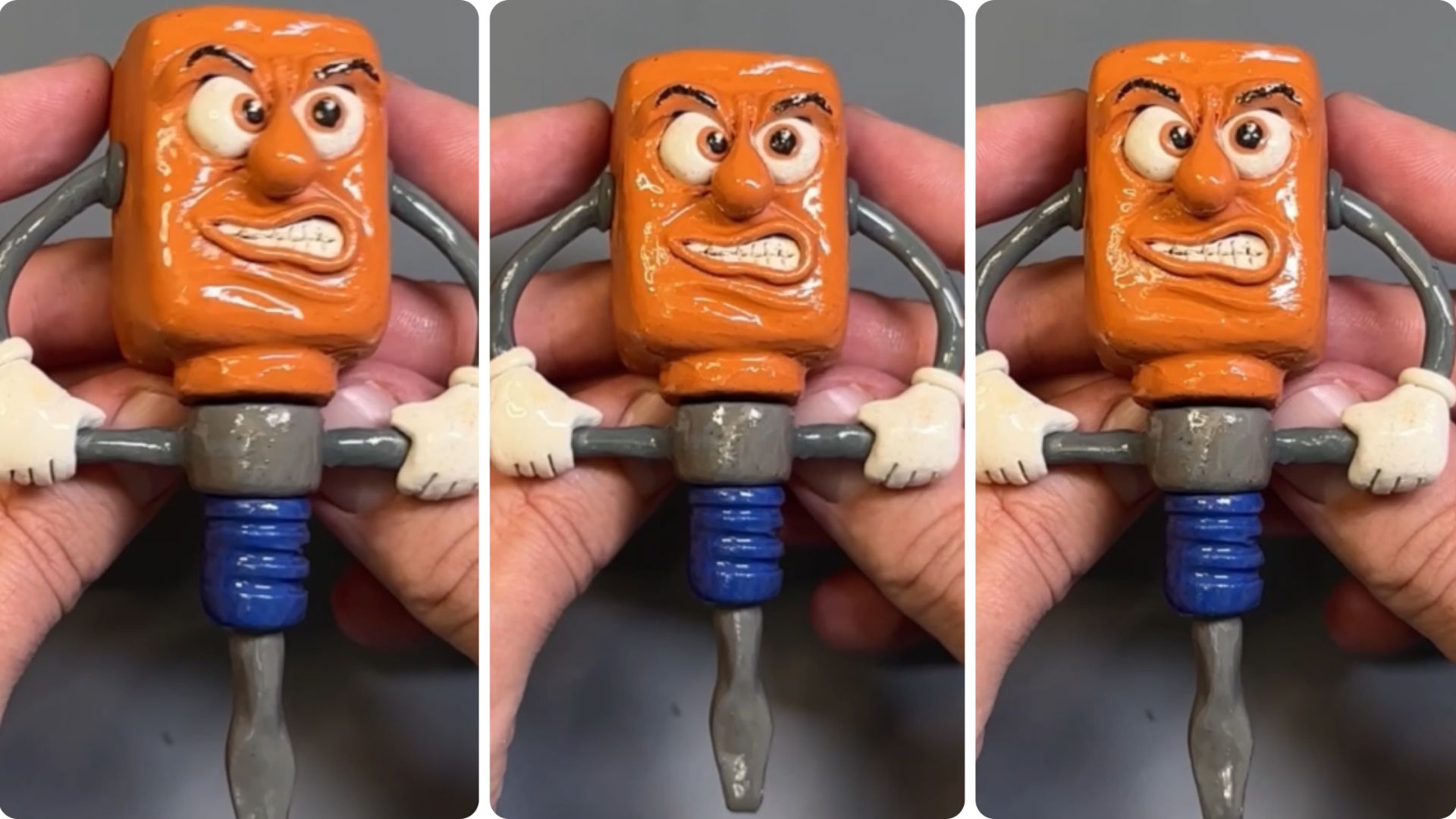 Strang Strang Strang Sahur из пластилина Brainrot мемы смотреть онлайн