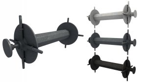 3D модель. Вьюшка B1. 3D model Hawser reel B1