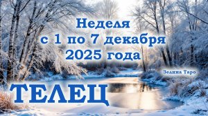 ТЕЛЕЦ | ТАРО прогноз на неделю с 1 по 7 декабря 2025 года