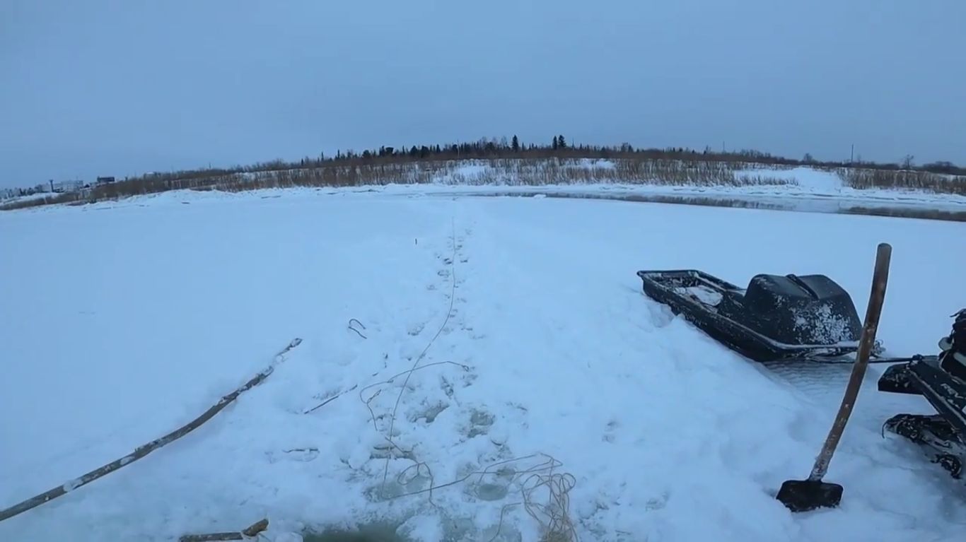 Как поставить перемёт на налима？