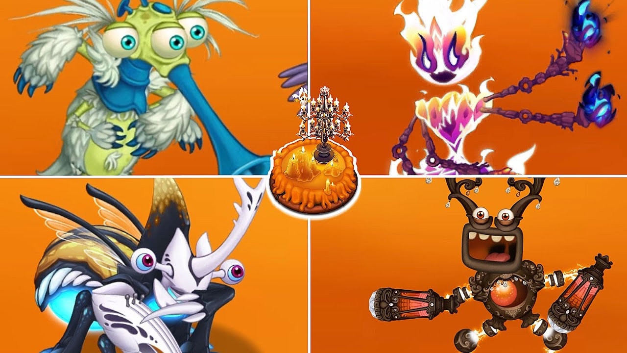 Огненное Убежище - Все Монстры, Песни и Анимации (My Singing Monsters, Мои Поющие Монстры, Msm, Мсм)