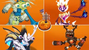 Огненное Убежище - Все Монстры, Песни и Анимации (My Singing Monsters, Мои Поющие Монстры, Msm, Мсм)