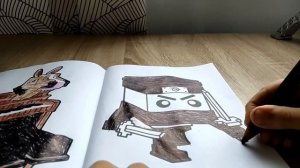 Раскраска укради брейнрот роблокс капучино асасино capuchino asassino