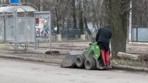 Очистка тротуара FRONTMEN GC01