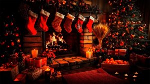 🎄 Зимнее сияние камина 🔥 Мягкое потрескивание для расслабления и крепкого сна