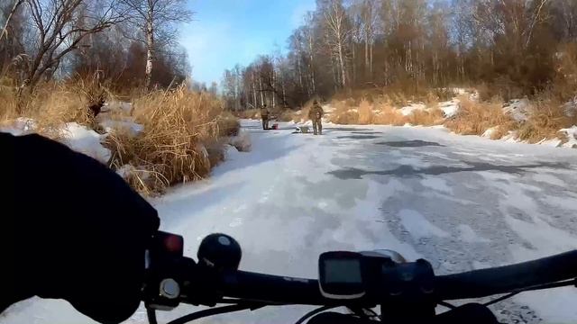 Ужас.Открытие ледового сезона 2024/2025 на реке Нейва в одиночку Полное видео 223 км. пробега зимой.