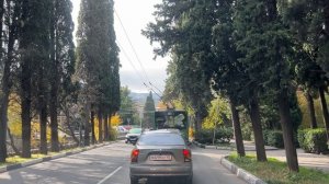 Ялта. Кирова, Соханя, Котельникова,Ломоносова, Пионерская до Горького ул. 04.11.25.Крым.Crimea.Yalta