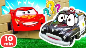 Молния Маквин и Шериф ловят преступника!