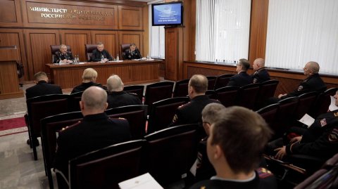 Игорь Зубов провел очередное заседание Научного совета МВД России