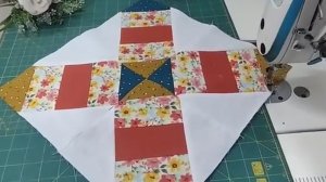 ❤️ Шьем легкий лоскутный блок из полосок 2,5 дюйма.